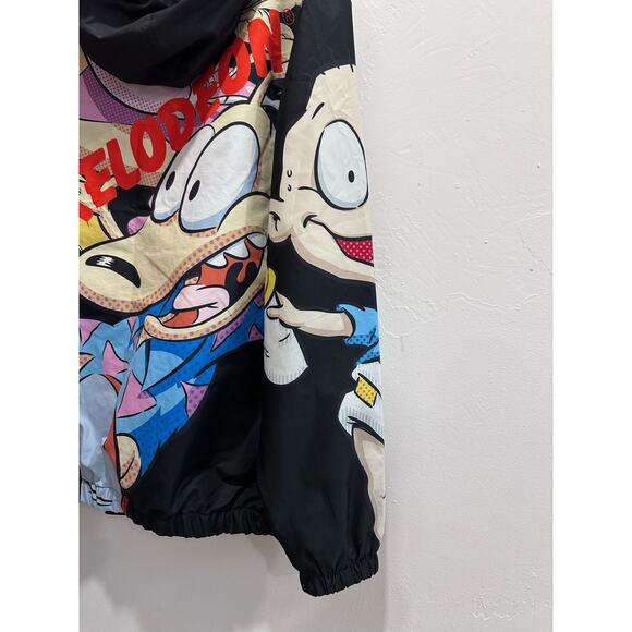 Members Only X Nickelodeon Wind Breaker Men's Size Medium oversized Rare! - Picture 12 of 16